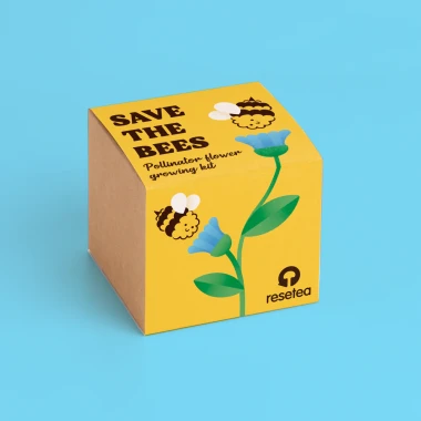 Resetea - zestaw do uprawy kwiatów dla zapylacz - save the bees