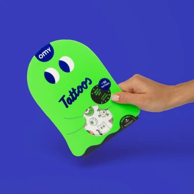 TATUAŻE DLA DZIECI 50 SZTUK - BOO!