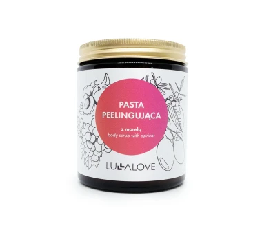 Lullalove Rozświetlająca pasta peelingująca