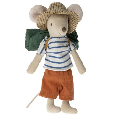 Maileg Myszka - Hiker mouse, Big brother