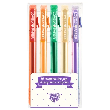 Zest. 5 wysuwanych woskowych kredek w etui