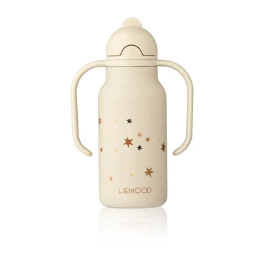 LIEWOOD BIDON STALOWY ZE SŁOMKĄ KIMMIE BOTTLE 250ML – STAR BRIGHT