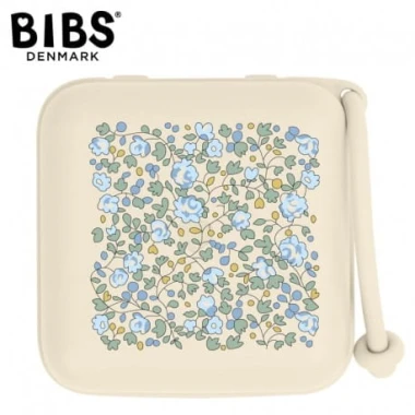 BIBS LIBERTY PACIFIER BOX ELOISE IVORY 2 w 1 etui do smoczków oraz pojemnik do sterylizacji smoczków