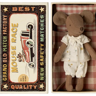 Myszka - Big sister mouse in matchbox