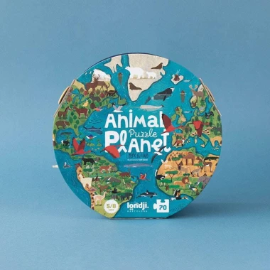 Puzzle z grą obserwacyjną Animal Planet | Londji