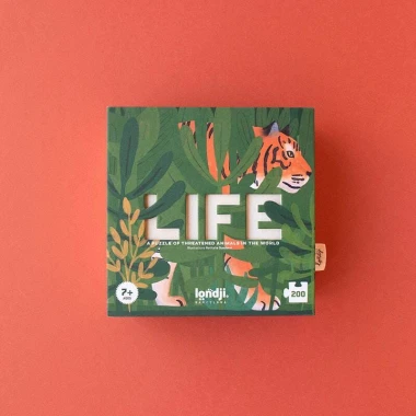 Puzzle Life - zagrożone gatunki zwierząt | Londji