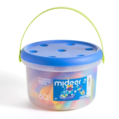 Zestaw magnetycznych pałeczek konstrukcyjnych mideer (60 el.)