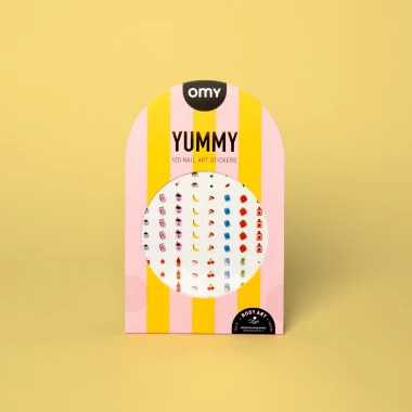 NAKLEJKI NA PAZNOKCIE YUMMY - 120 SZTUK